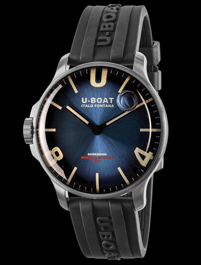 U-BOAT DARKMOON 44MM BLUE SS SOLEIL 8704 Replica Watch
